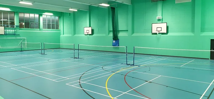 Sports hall at Keynsham Leisure Centre