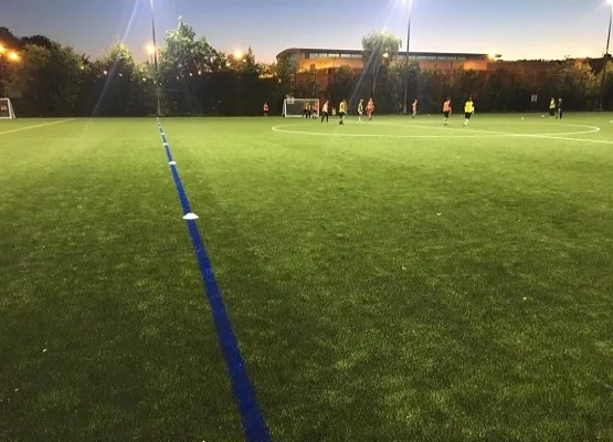 Floodlit artificial grass pitch at Colmers Farm, Rubery