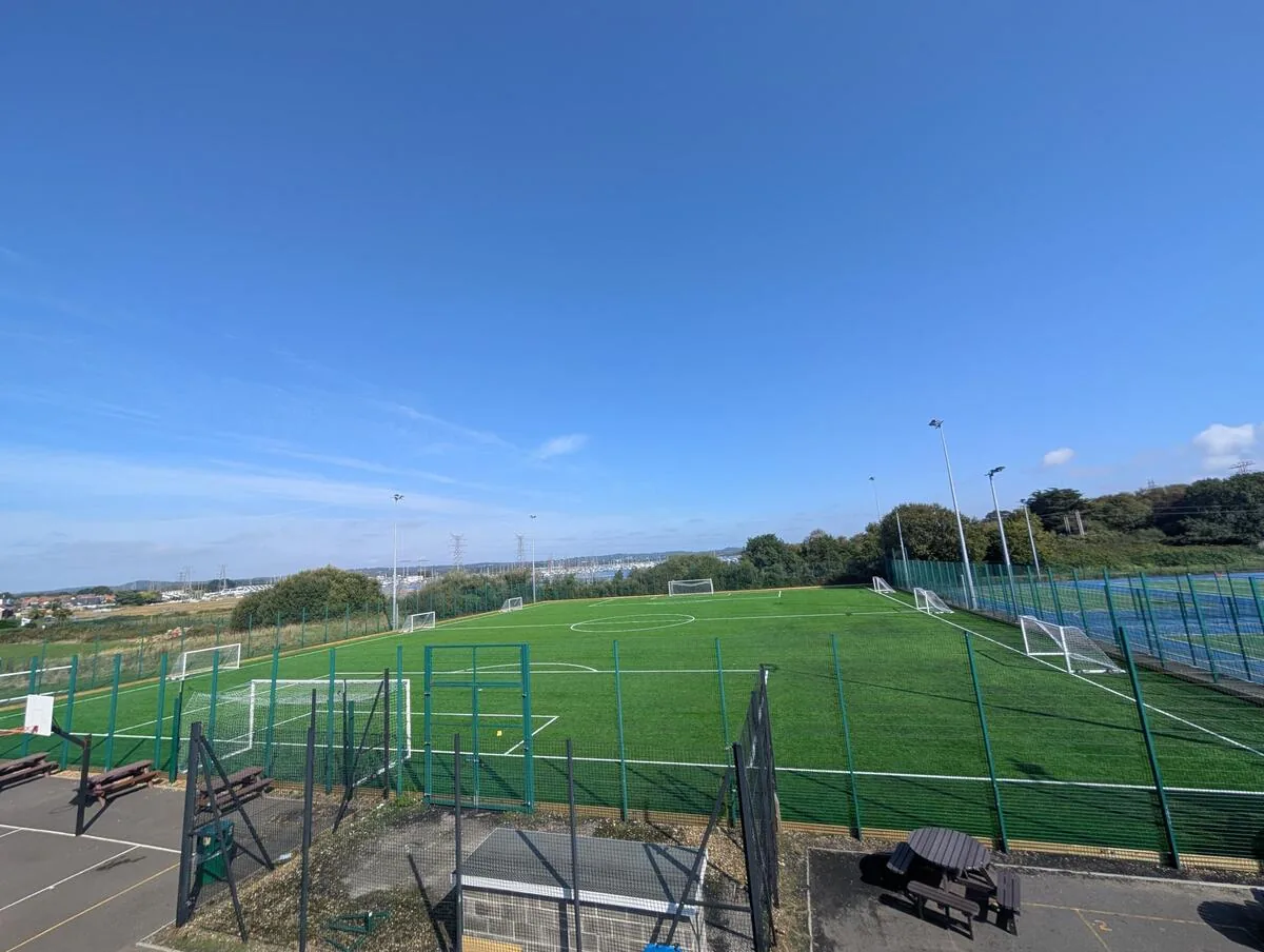 3G pitch at The Cornerstone Academy, Hamworthy