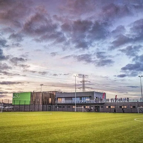 4G football pitch and clubhouse at Lockleaze Sports Centre