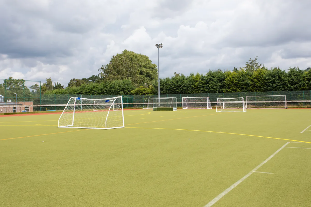 Astro pitch at Balcarras Sports Centre, Charlton Kings