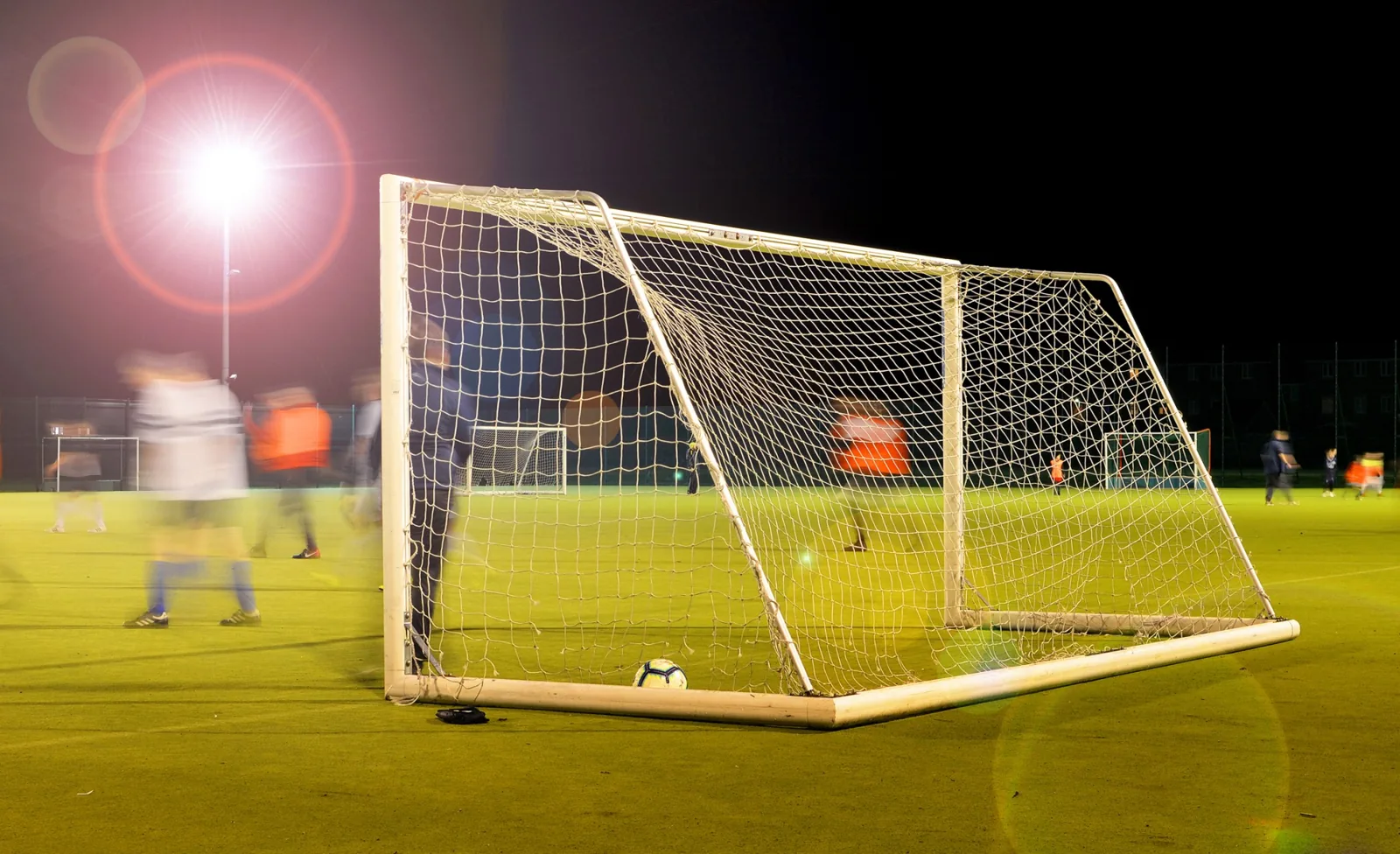 Floodlit astro pitch at Bournside Sports Centre