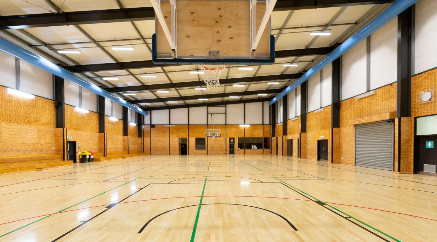 Sports hall at Graham Condon Recreation and Sport Centre, Papanui