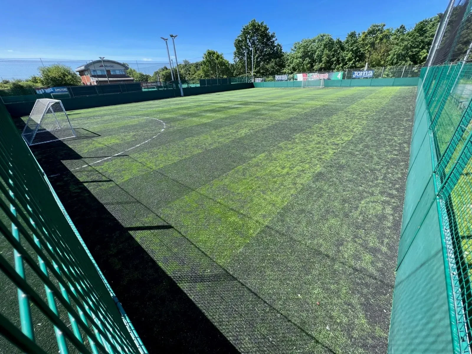 Caged artificial pitch at GOALS Coventry