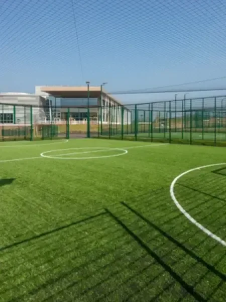 Caged 5-a-side pitch at the Team Warwick Sports and Wellness Hub