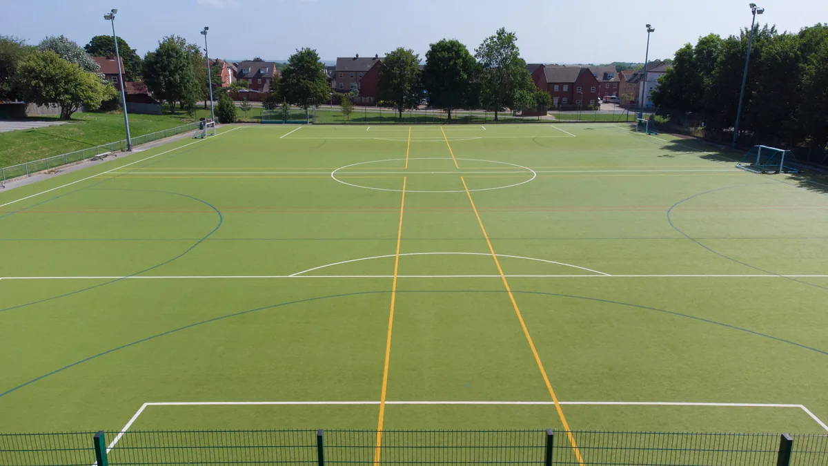 Astro pitch at Rykneld Sports Centre
