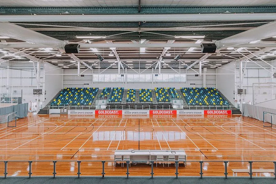 Show court at Carrara Indoor Sports Stadium