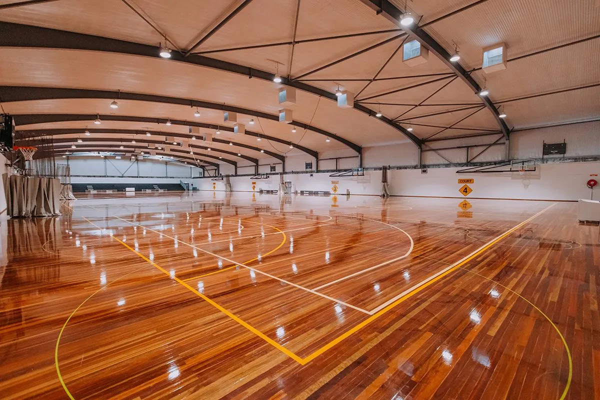 Indoor courts at Runaway Bay Indoor Stadium