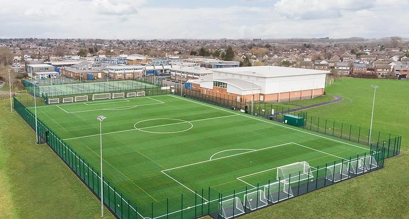 Floodlit 3G pitch at Beauchamp College, Oadby