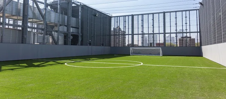 Rooftop 3G pitch at Britannia Leisure Centre