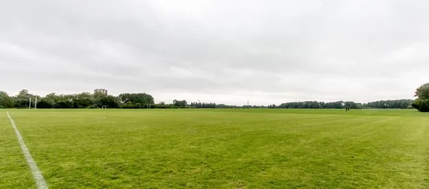 Grass pitches on Hackney Marshes