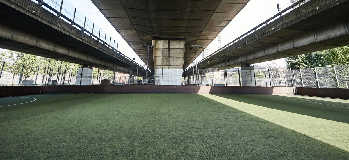 3G pitch under the Westway at Westway Sports Centre