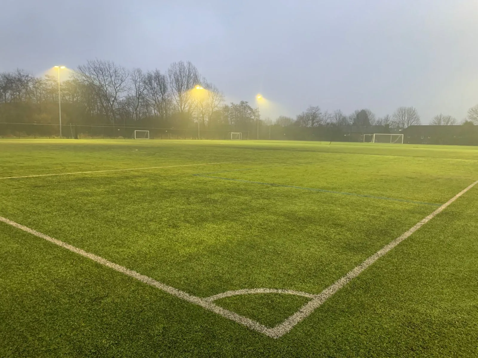 Floodlit 3G pitch at Ten Acres Lane Sports Complex