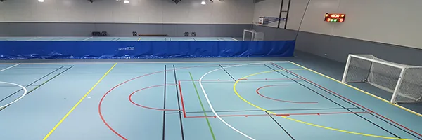Indoor futsal court at Local Sports Brunswick