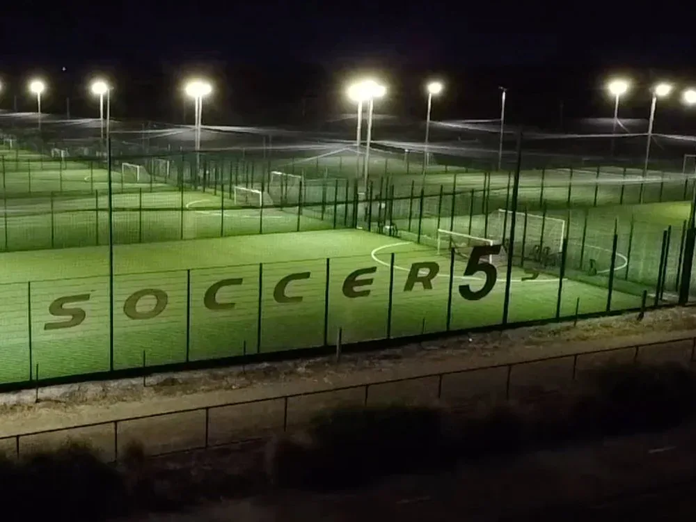 Floodlit 5-a-side pitches at Soccer5s Dandenong