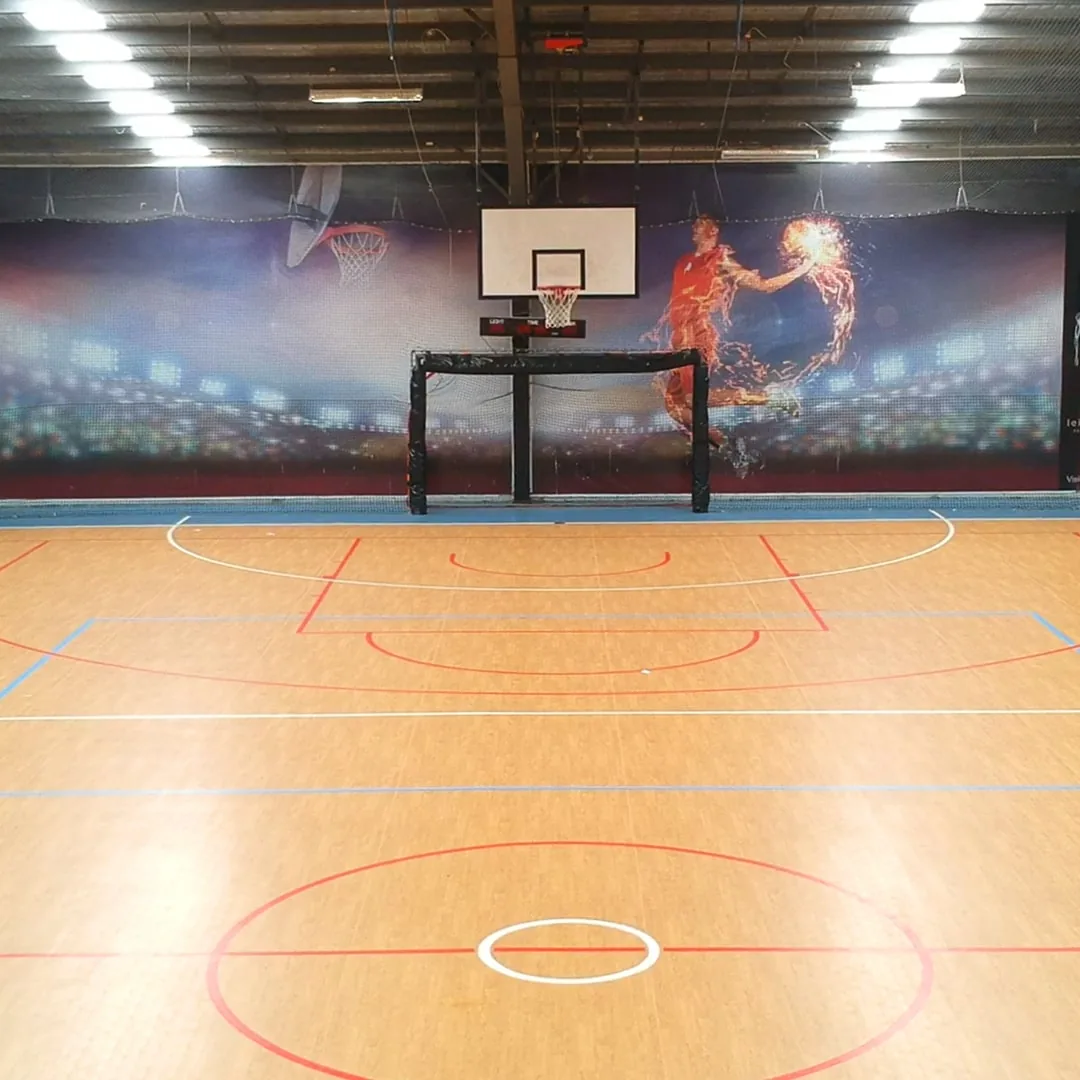 Multi-purpose court with soccer goal at The Y Leisure City