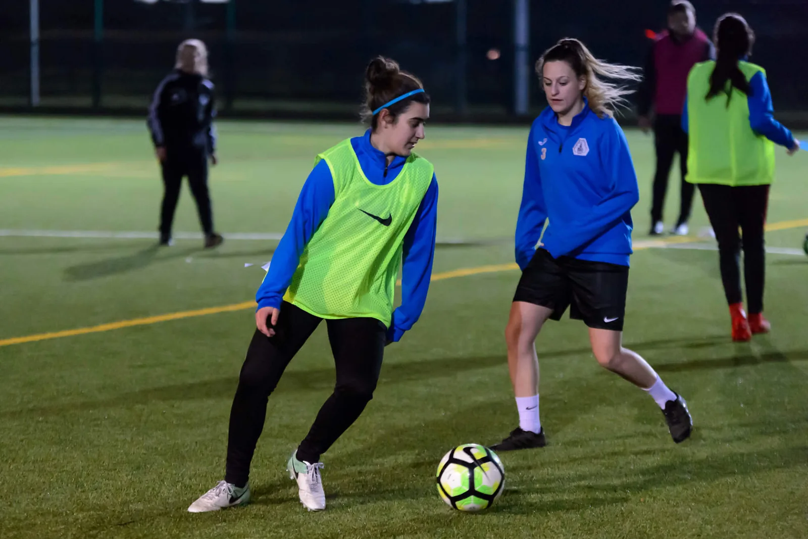 Adult women’s football on the outdoor pitches at UEA Sportspark
