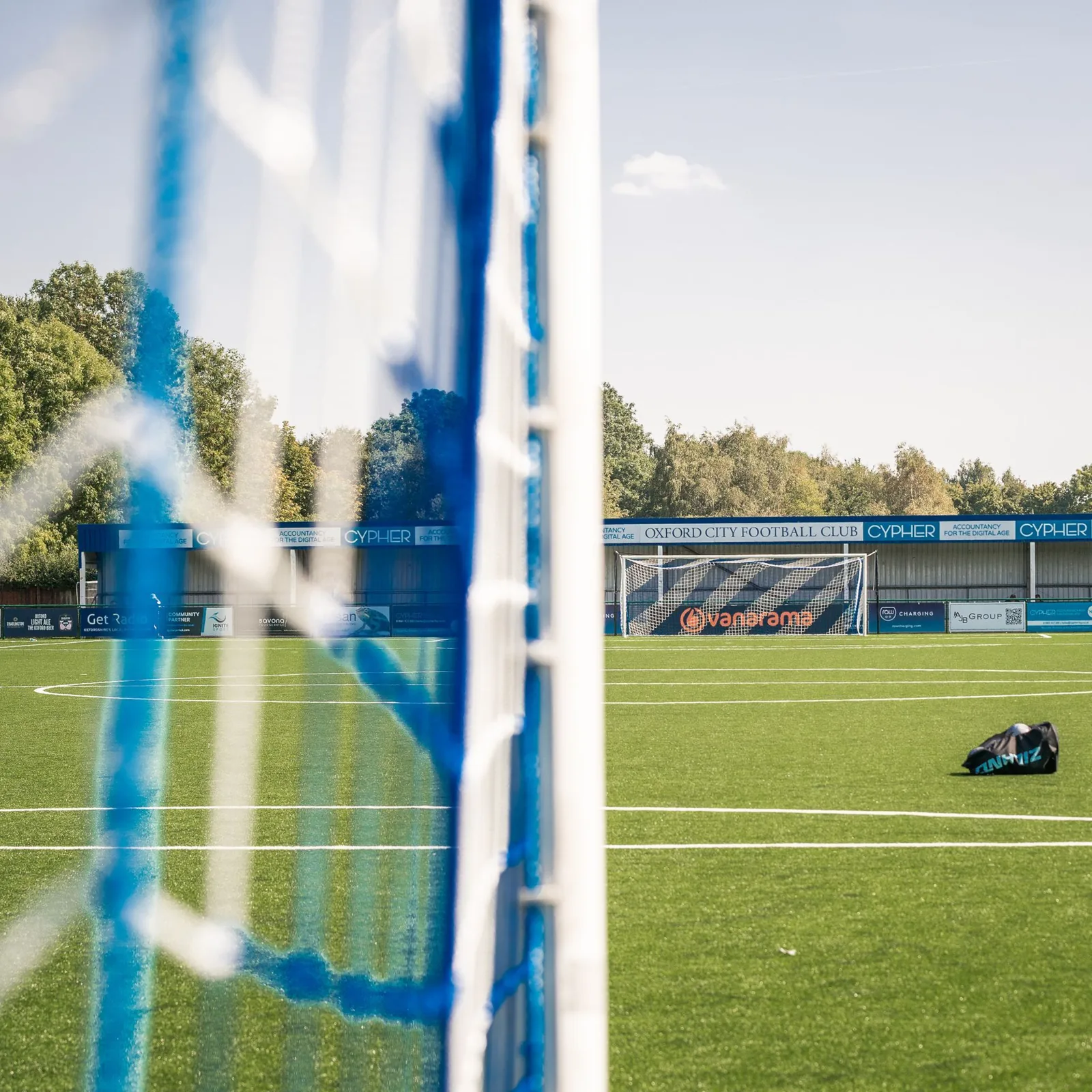 3G stadium pitch at Oxford City FC, Court Place Farm