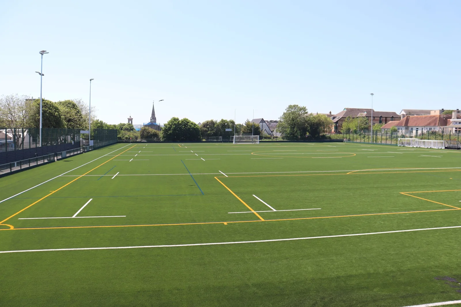 The 3G community pitch at Foulston Park, Devonport