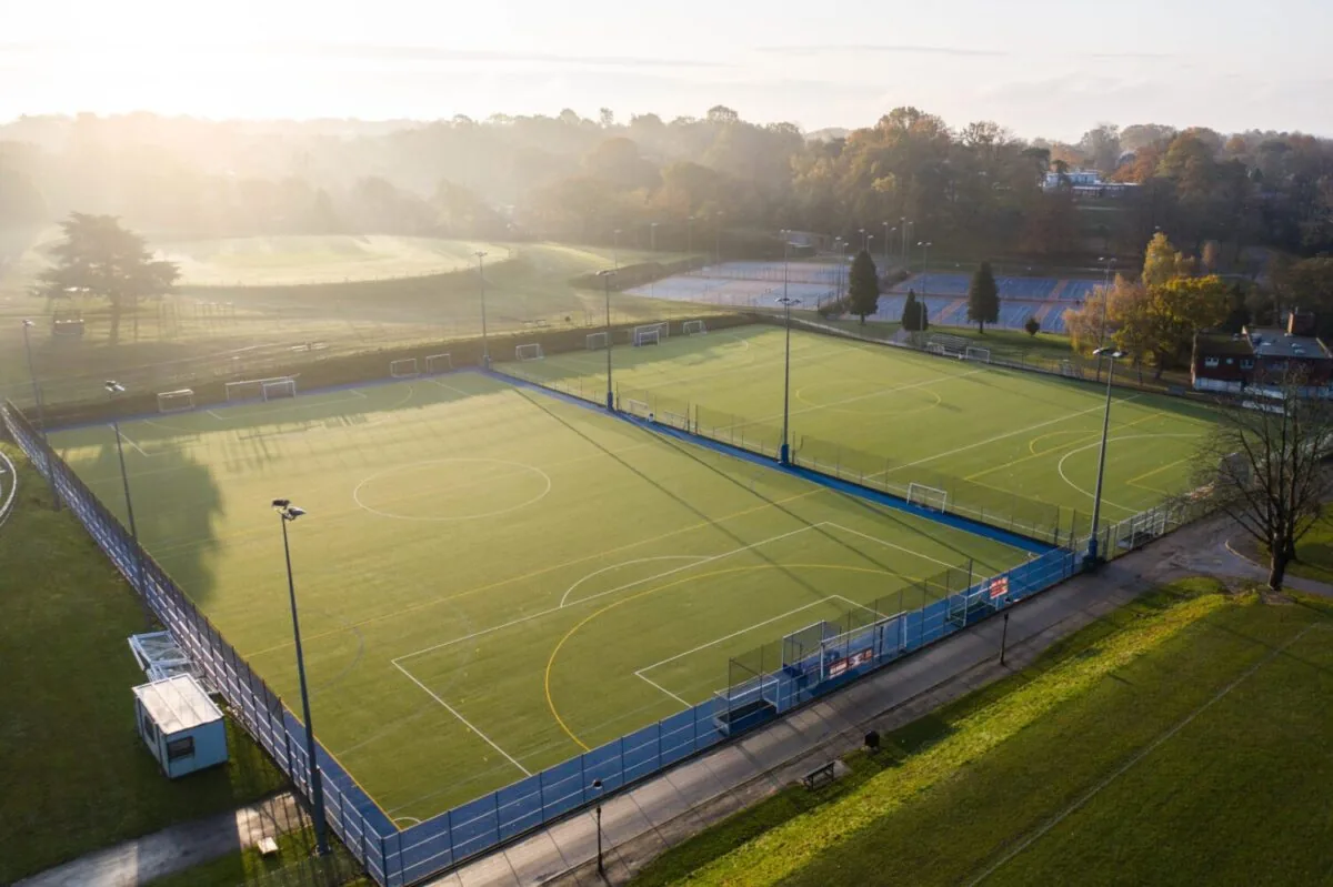 All-weather pitches at the Outdoor Sports Centre, Bassett