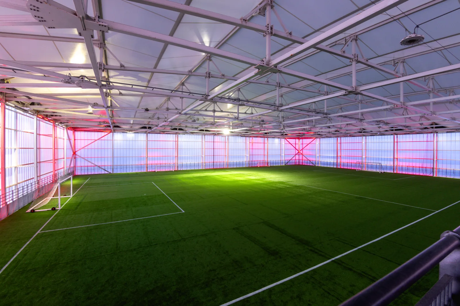 Indoor 4G rooftop pitch at the Beacon of Light