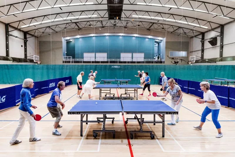 Indoor stadium at Noosa Leisure Centre, Noosaville