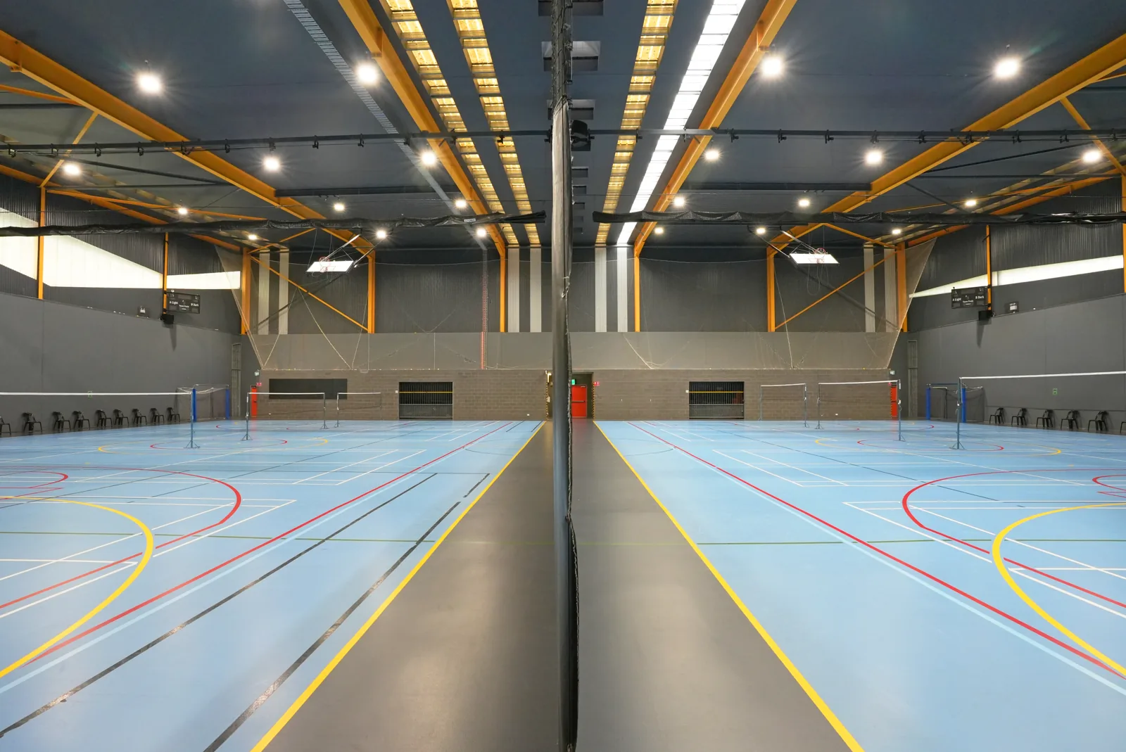 Indoor courts at Morris Iemma Indoor Sports Centre, Riverwood