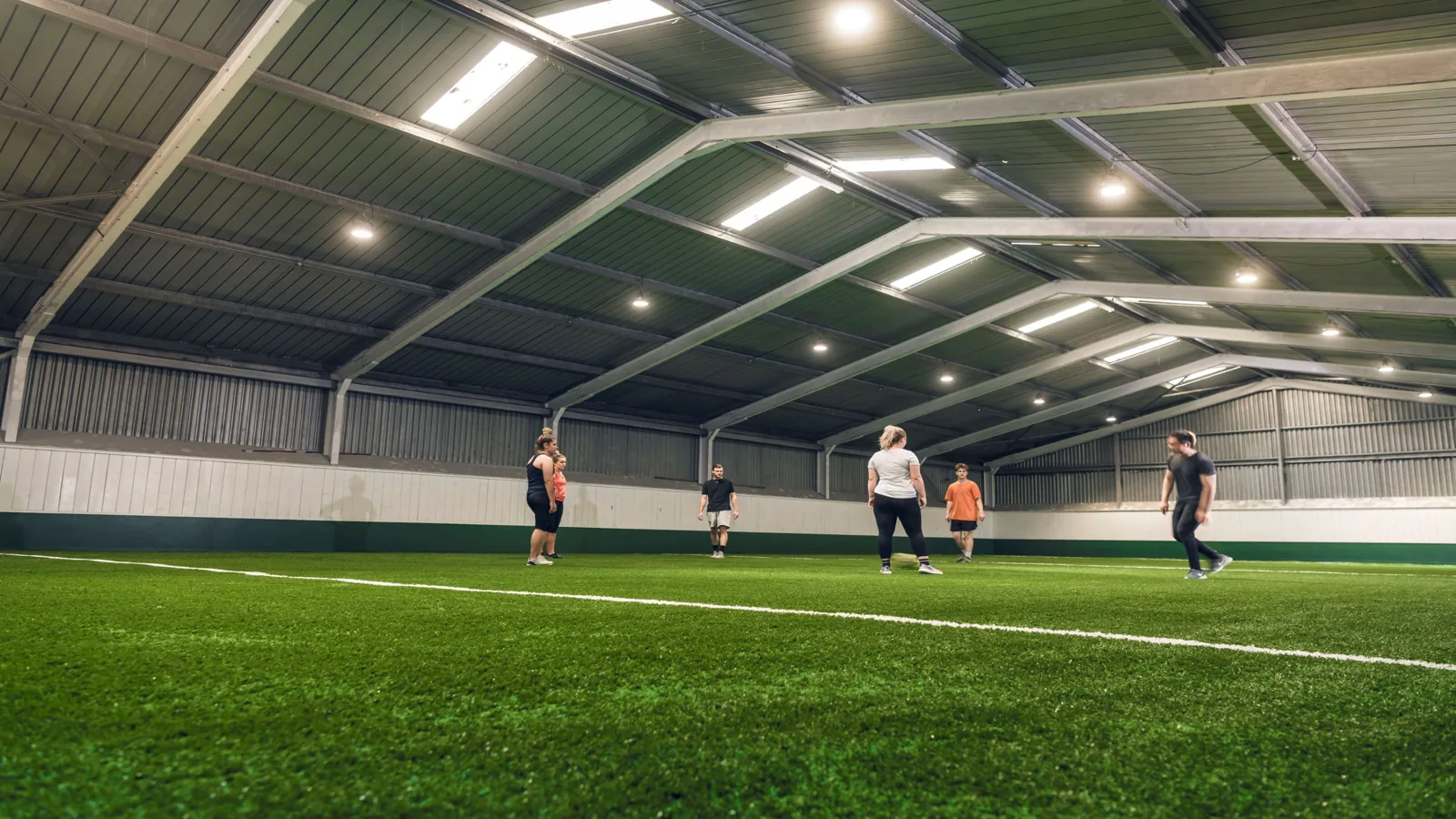 Indoor artificial turf at Boyd-Wilson Arena, Kelburn