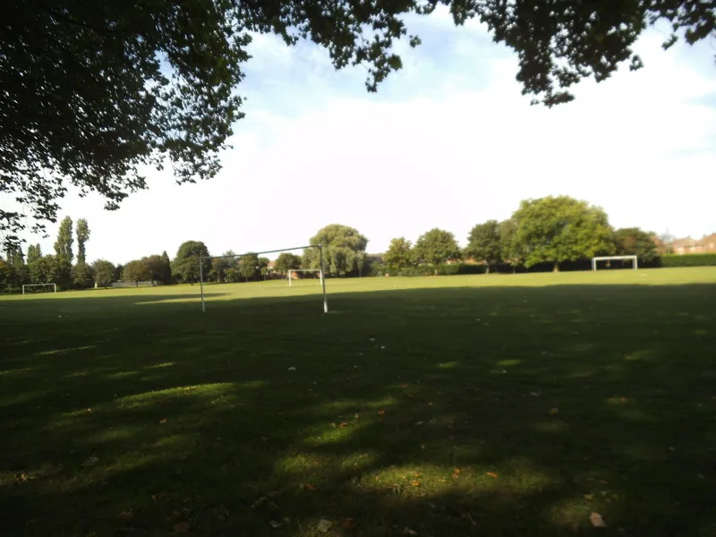 Football pitches in East Park, Wolverhampton